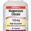 Webber Naturals Magnézium citrát 150 mg cps 1x60 ks obrázok