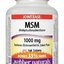 Webber Naturals MSM 1000 mg BONUS tbl 1x160 ks obrázok