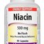 Webber Naturals Niacin 500 mg (nealergický) cps 1x90 ks obrázok