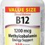 Webber Naturals Vitamín B12 1200 mcg tbl s postupným uvoľňovaním 1x150 ks obrázok