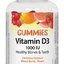 Webber Naturals Vitamín D3 1000 IU Gummies želé pastilky, príchuť - mix lesného ovocia a broskyne, 1x90 ks obrázok