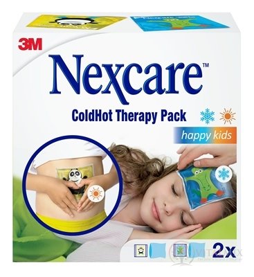 3M Nexcare ColdHot Therapy Pack Happy Kids vrecko, gélový obklad pre deti 1x2 ks