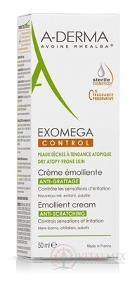 A-DERMA EXOMEGA CONTROL Emolienčný KRÉM 1x50 ml