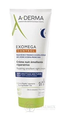 A-DERMA EXOMEGA CONTROL Nočný krém regeneračný emolienčný 1x200 ml