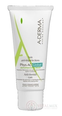 A-DERMA PHYS-AC SOIN ANTI-IMPERFECTION (GLOBAL) starostlivosť o nedokonalosti pleti 1x40 ml