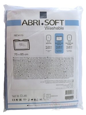 ABENA ABRI SOFT Washable prateľná podložka so záložkami, 75x85 cm, 1x1 ks