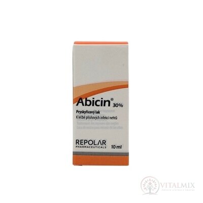 Abicin 30 % živicový lak na nechty 1x10 ml