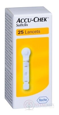 ACCU-CHEK Softclix Lancet 25 lancety do odberového pera 1x25 ks