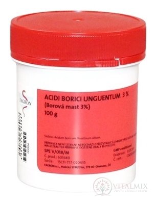 Acidi borici unguentum 3% - FAGRON v dóze 1x100 g