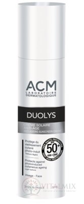 ACM DUOLYS Ochranný KRÉM SPF 50+ proti starnutiu pleti 1x50 ml