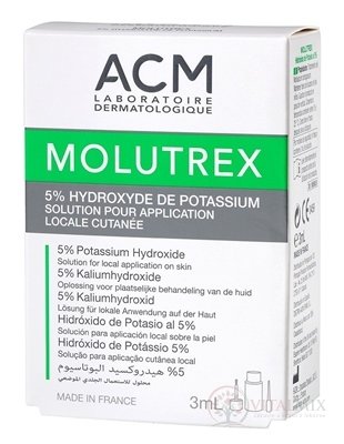 ACM MOLUTREX roztok na ošetrenie kontagiózneho molusku 1x3 ml