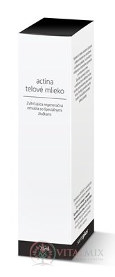 actina telové mlieko zvlhčujúca regeneračná emulzia 1x75 ml