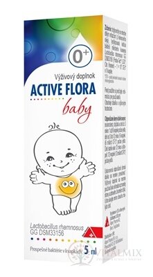 ACTIVE FLORA baby kvapky pre deti (0M+) (inov.2024) 1x5 ml
