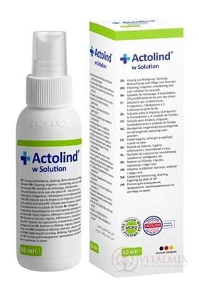 Actolind w Solution roztok v spreji na akútne, chronické a infikované rany, 1x50 ml