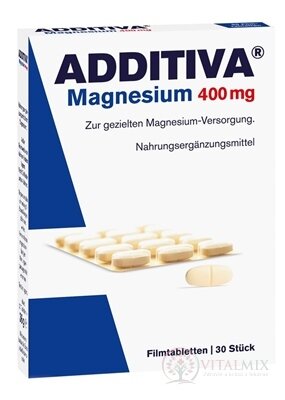 ADDITIVA Magnézium 400 mg tbl 1x30 ks