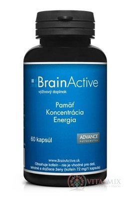 ADVANCE BrainActive - Pamäť, Koncentrácia, Energia cps 1x60 ks