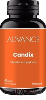 ADVANCE Candix - s kyselinou kaprylovou cps (inov.2024, zloženie) 1x60 ks