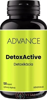 ADVANCE DetoxActive - Detoxikácia cps 1x120 ks