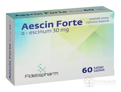 AESCIN Forte 30 mg - Fidelispharm tbl 1x60 ks