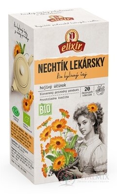 AGROKARPATY BIO Nechtík lekársky bylinný čaj, prírodný produkt, 20x2 g (40 g)