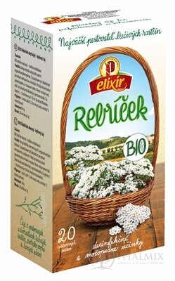 AGROKARPATY BIO Rebríček obyčajný bylinný čaj, čistý prírodný produkt 20x2 g (40 g)