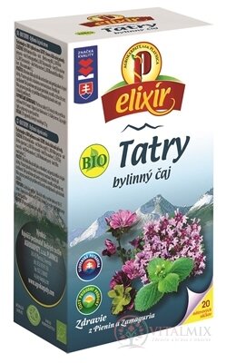 AGROKARPATY BIO Tatry bylinný čaj, čistý prírodný produkt 20x1,5 g (30 g)
