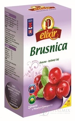 AGROKARPATY BRUSNICA pravá ovocno - bylinný čaj, balené vrecúška, 20x1,5 g (30 g)