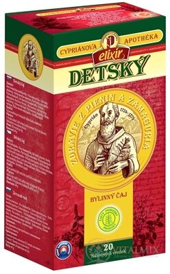 AGROKARPATY CYPRIÁN, DETSKÝ ČAJ bylinný čaj, čistý prírodný produkt, 20x2 g (40 g)