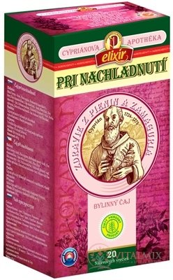 AGROKARPATY CYPRIÁN, PRI NACHLADNUTÍ bylinný čaj, čistý prírodný produkt, 20x2 g (40 g)