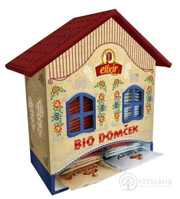 AGROKARPATY BIO DOMČEK bylinné čaje v nálevových vreckách (2 druhy po 35 ks) 70x1,5 g (105 g)