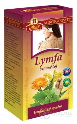 AGROKARPATY BIO Lymfa bylinný čaj v nálevových vreckách 20x2 g (40 g)