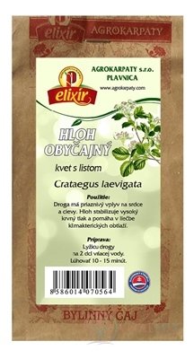 AGROKARPATY HLOH OBYČAJNÝ kvet s listom bylinný čaj 1x30 g