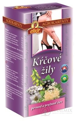 AGROKARPATY KŔČOVÉ ŽILY bylinný čaj, čistý prírodný produkt, 20x2 g (40 g)