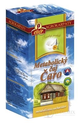 AGROKARPATY METABOLICKÝ čaj Čaro bylinný čaj, prírodný produkt, 20x2 g (40 g)