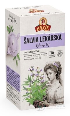 AGROKARPATY ŠALVIA LEKÁRSKA bylinný čaj, čistý prírodný produkt, 20x2 g (40 g)