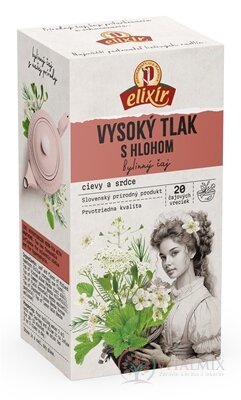 AGROKARPATY VYSOKÝ TLAK s hlohom bylinný čaj, čistý prírodný produkt, 20x2 g (40 g)