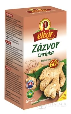 AGROKARPATY ZÁZVOR chrípka bylinný čaj, čistý prírodný produkt 20x1,5 g (30 g)