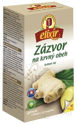 AGROKARPATY ZÁZVOR na krvný obeh bylinný čaj, čistý prírodný produkt, 20x1,5 g (30 g)