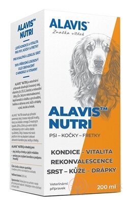 ALAVIS NUTRI olejová emulzia pre psy, mačky a fretky 1x200 ml