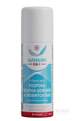 ALFASILVER HA+ sprej v prášku na ošetrenie rán 1x50 ml