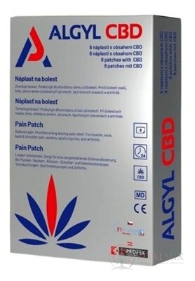 ALGYL CBD Náplasť na bolesť 1x8 ks