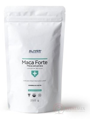 ALIVER MACA Peruánska FORTE prášok (koncentrát 4:1) 1x250 g