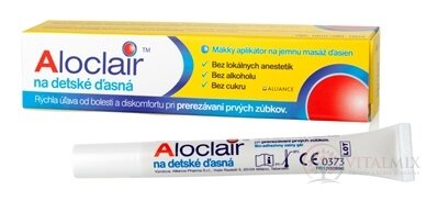 Aloclair na detské ďasná ústny gél pri prerezávajúcich sa zúbkoch 1x10 ml