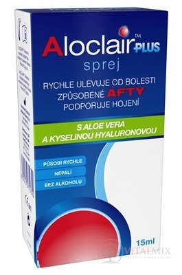 Aloclair PLUS sprej ústny sprej 1x15 ml