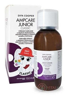 AMPCARE JUNIOR CLASSIC sirup (inov.2025) 1x150 ml