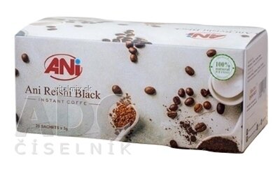ANi Reishi Black Instant Coffee vrecúška 20x3 g (60 g)