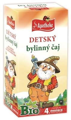APOTHEKE BIO DETSKÝ BYLINNÝ ČAJ nálevové vrecká (od ukončeného 4. mesiaca)  20x1,5 g (30 g)