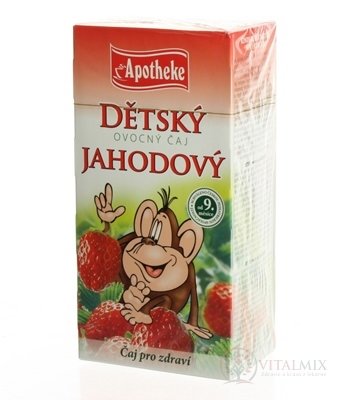 APOTHEKE DETSKÝ OVOCNÝ ČAJ JAHODOVÝ (od ukončeného 9. mesiaca) 20x2 g (40 g)