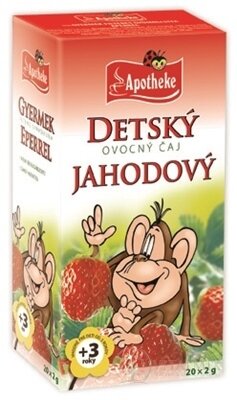 APOTHEKE DETSKÝ OVOCNÝ ČAJ JAHODOVÝ (vhodné pre deti od 3 rokov) 20x2 g (40 g)