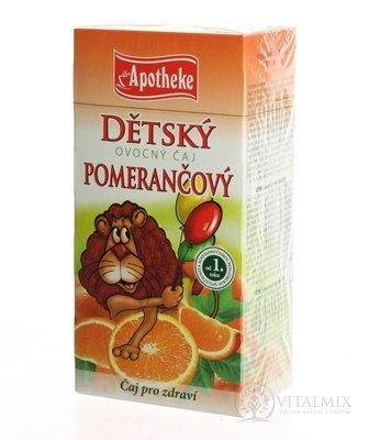 APOTHEKE DETSKÝ OVOCNÝ ČAJ POMARANČOVÝ (od 1. roku) 20x2 g (40 g)
